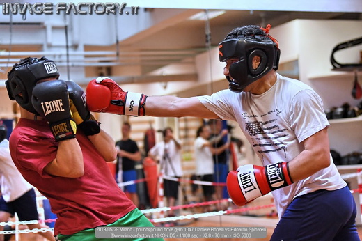 2019-05-29 Milano - pound4pound boxe gym 1047 Daniele Bonelli vs Edoardo Spinatelli